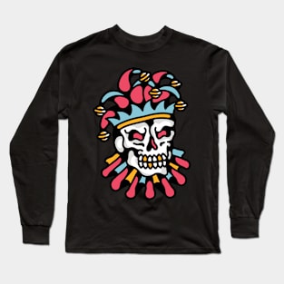 Skull clown Long Sleeve T-Shirt